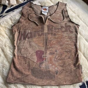Y2K Hard Rock Cafe Philadelphia tank top M